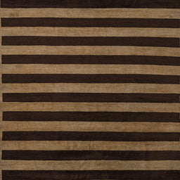Square Abstract Light Brown Modern Rug, abs5282
