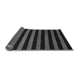Sideview of Abstract Gray Modern Rug, abs5282gry