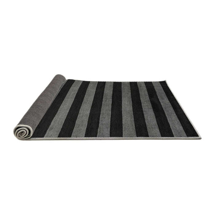 Sideview of Abstract Gray Modern Rug, abs5282gry