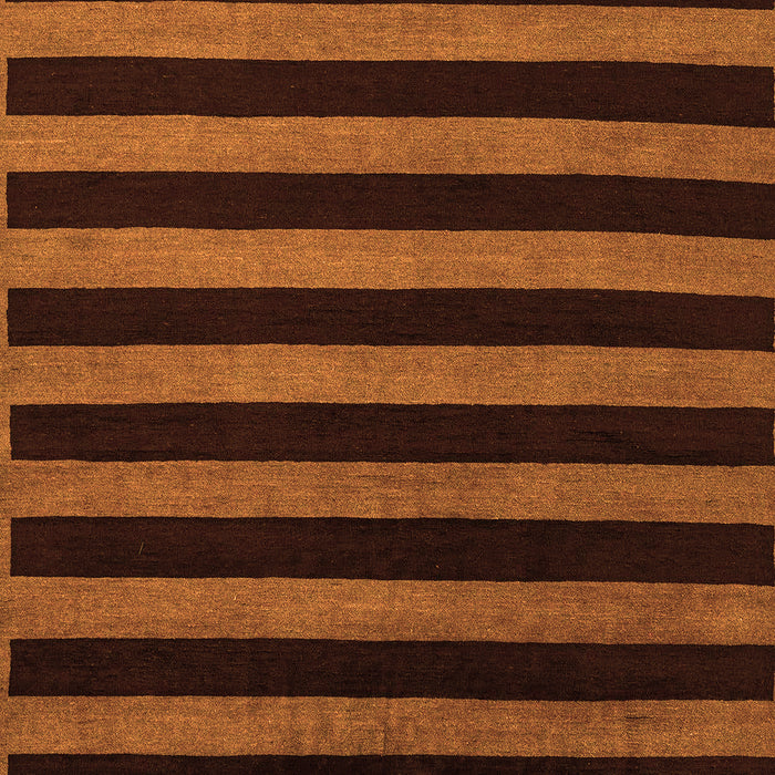 Machine Washable Abstract Orange Modern Area Rugs, wshabs5282org