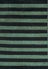 Abstract Light Blue Modern Rug, abs5282lblu