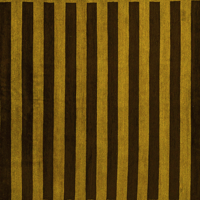 Square Machine Washable Abstract Yellow Modern Rug, wshabs5282yw