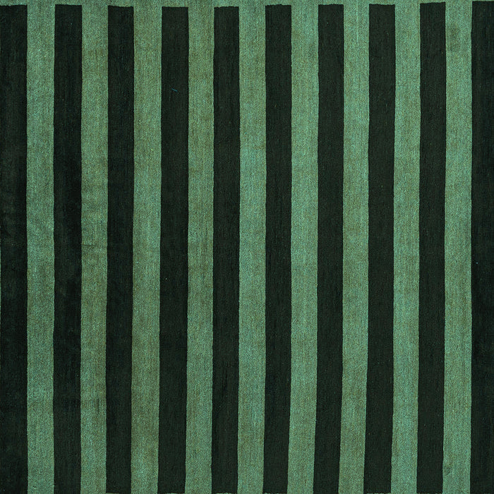 Square Machine Washable Abstract Turquoise Modern Area Rugs, wshabs5282turq