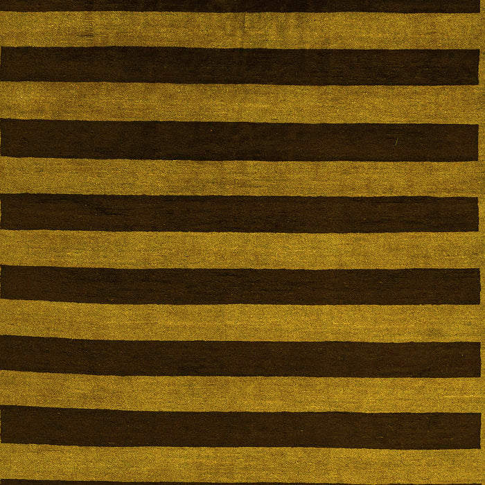 Machine Washable Abstract Yellow Modern Rug, wshabs5282yw