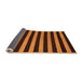 Sideview of Abstract Orange Modern Rug, abs5283org