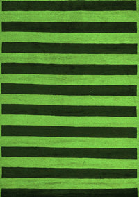 Abstract Green Modern Rug, abs5283grn