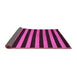 Sideview of Abstract Pink Modern Rug, abs5283pnk