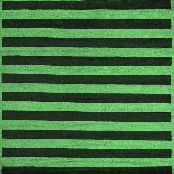 Square Machine Washable Abstract Emerald Green Modern Area Rugs, wshabs5283emgrn