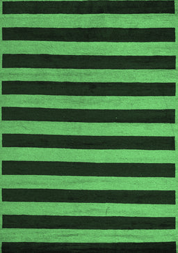 Abstract Emerald Green Modern Rug, abs5283emgrn