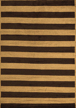 Abstract Brown Modern Rug, abs5283brn
