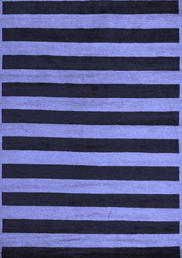 Abstract Blue Modern Rug, abs5283blu