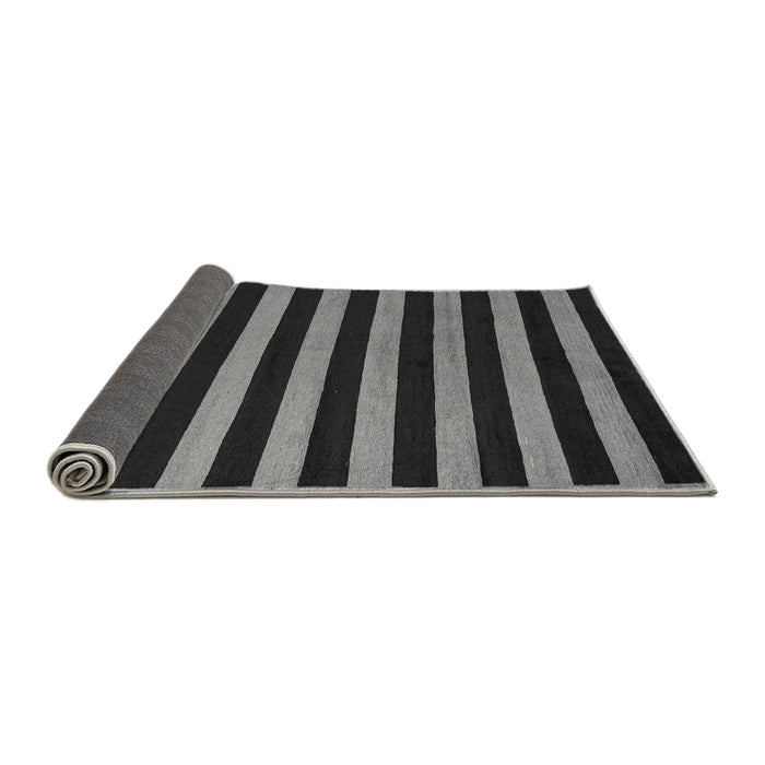 Sideview of Abstract Gray Modern Rug, abs5283gry