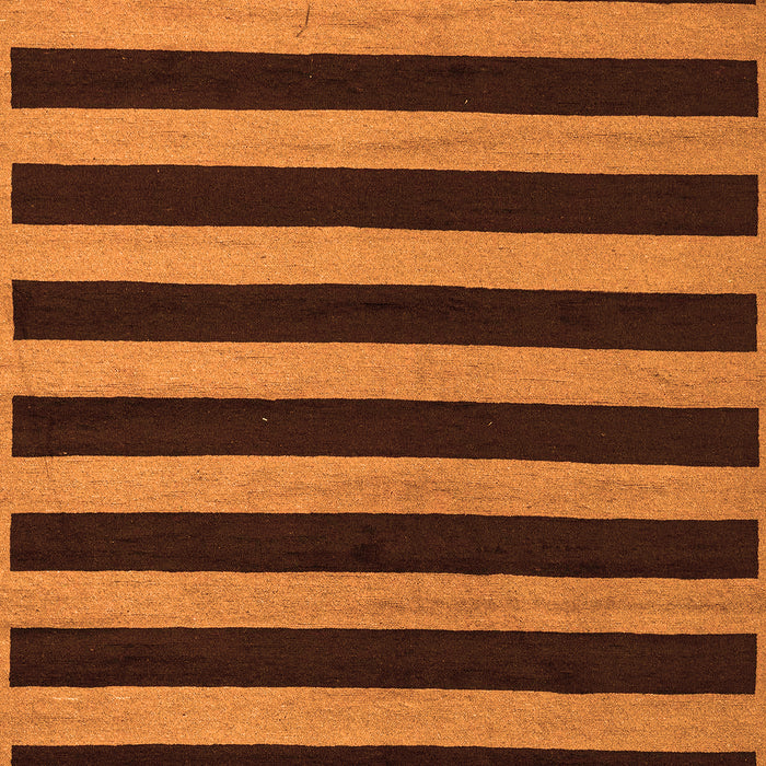 Machine Washable Abstract Orange Modern Area Rugs, wshabs5283org