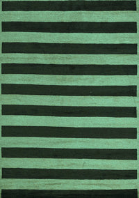 Abstract Turquoise Modern Rug, abs5283turq