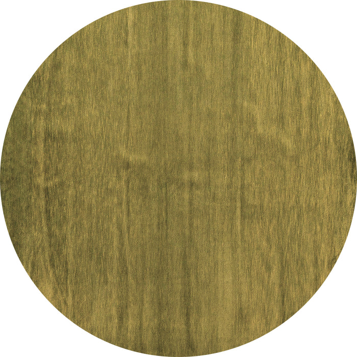 Round Oriental Brown Modern Rug, abs5284brn