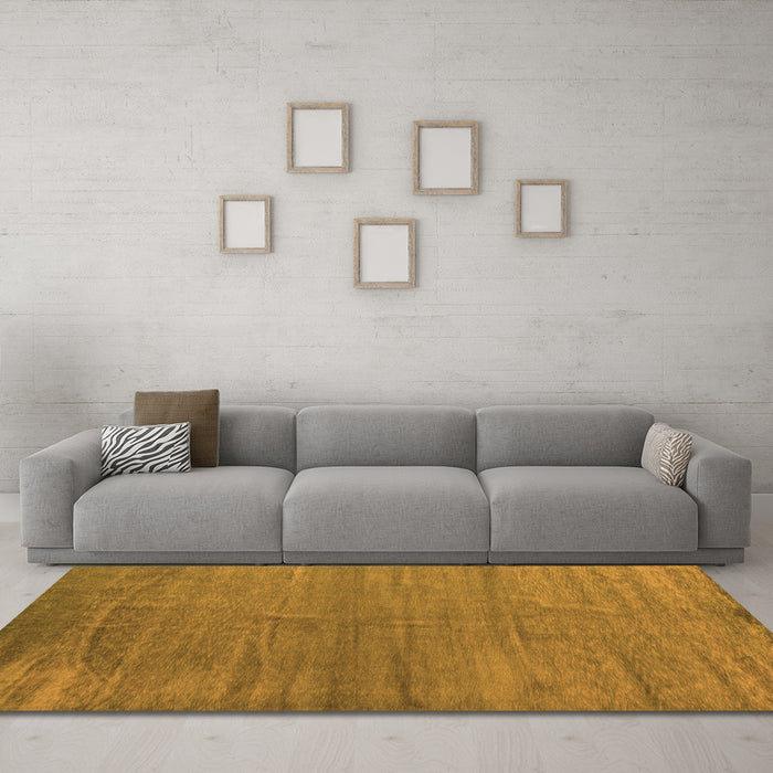 Machine Washable Oriental Orange Modern Area Rugs in a Living Room, wshabs5284org