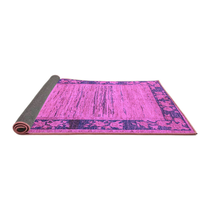Sideview of Oriental Purple Modern Rug, abs5285pur