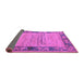 Sideview of Oriental Purple Modern Rug, abs5285pur