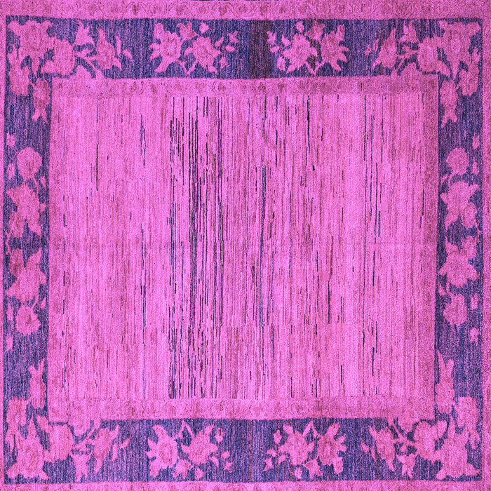 Square Oriental Purple Modern Rug, abs5285pur
