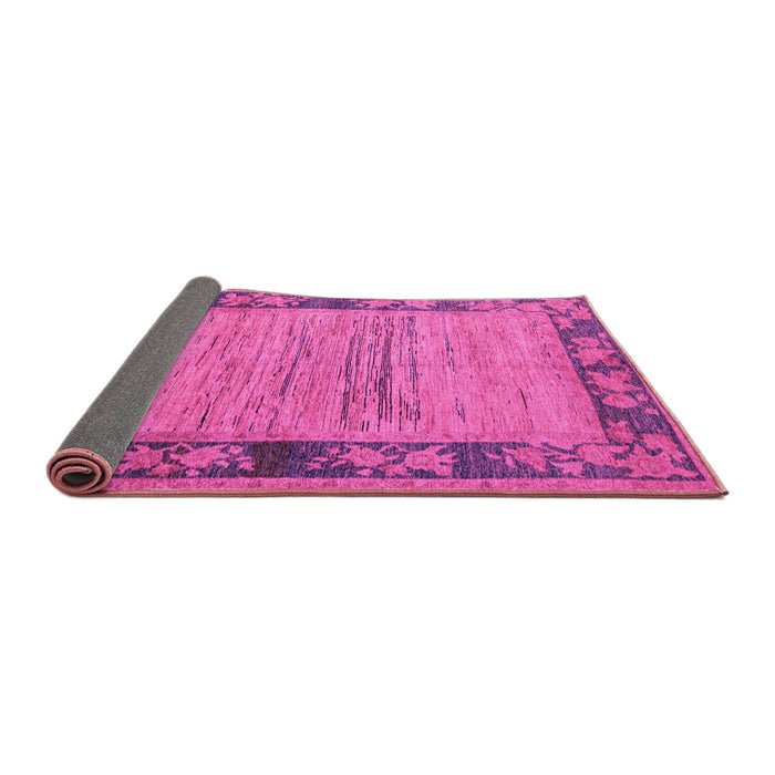 Sideview of Oriental Pink Modern Rug, abs5285pnk