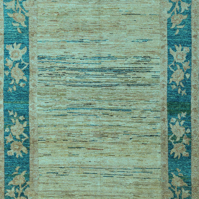 Oriental Light Blue Modern Rug, abs5285lblu