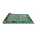 Sideview of Oriental Light Blue Modern Rug, abs5285lblu