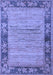 Machine Washable Oriental Blue Modern Rug, wshabs5285blu