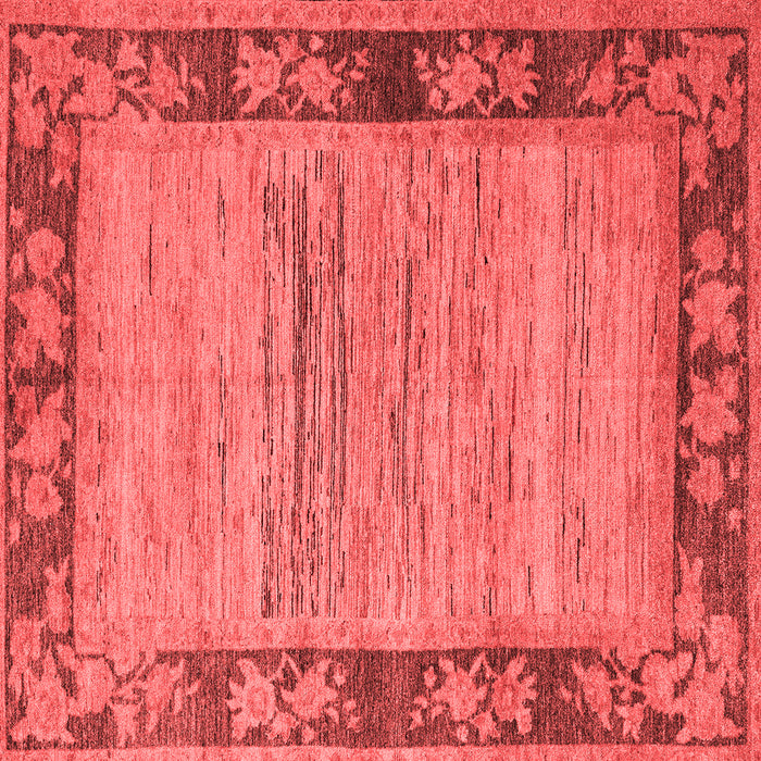 Machine Washable Oriental Red Modern Rug, wshabs5285red