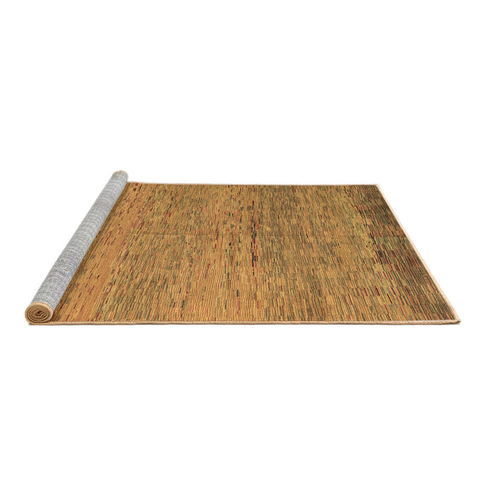 Sideview of Machine Washable Oriental Brown Modern Rug, wshabs5286brn