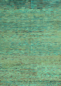 Oriental Turquoise Modern Rug, abs5286turq