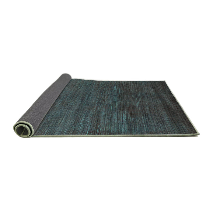 Sideview of Oriental Turquoise Modern Rug, abs5287turq