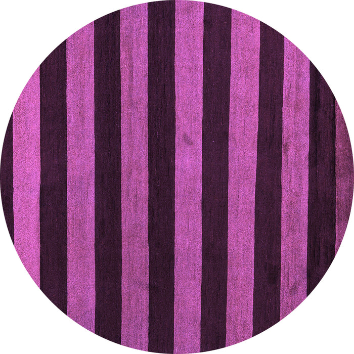 Round Oriental Purple Modern Rug, abs5288pur