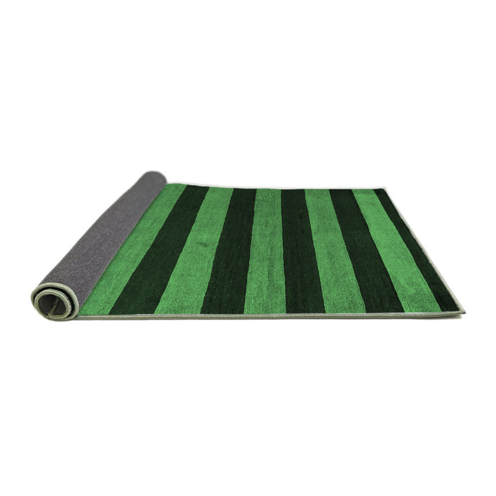 Sideview of Oriental Emerald Green Modern Rug, abs5288emgrn