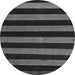 Round Oriental Gray Modern Rug, abs5288gry