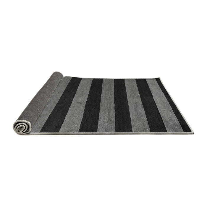 Sideview of Oriental Gray Modern Rug, abs5288gry
