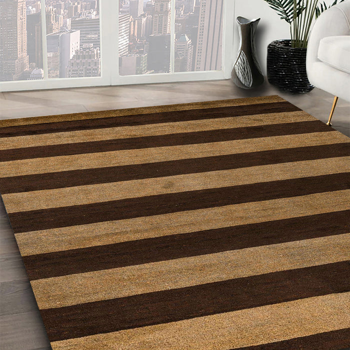 Abstract Red Oriental Rug in Family Room, abs5288