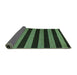 Sideview of Oriental Turquoise Modern Rug, abs5288turq