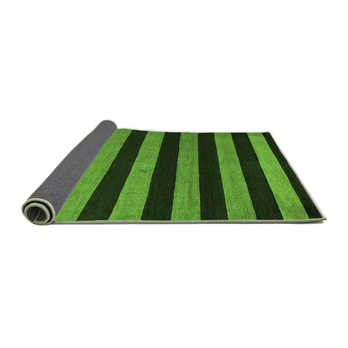 Sideview of Oriental Green Modern Rug, abs5288grn