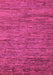 Machine Washable Abstract Pink Modern Rug, wshabs5289pnk