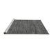 Sideview of Machine Washable Abstract Gray Modern Rug, wshabs5289gry