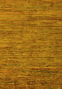 Abstract Yellow Modern Rug, abs5289yw