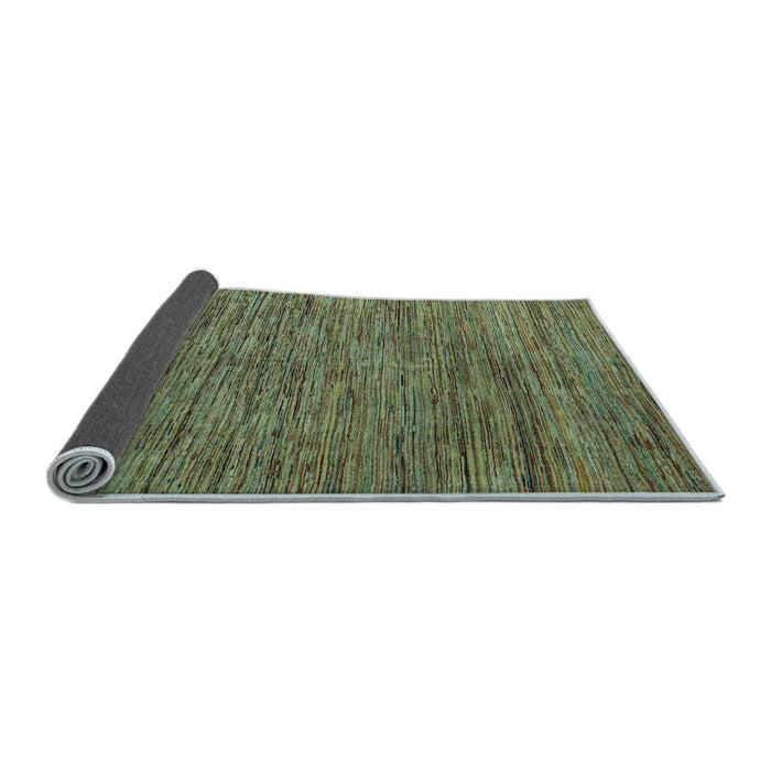 Sideview of Abstract Light Blue Modern Rug, abs5289lblu
