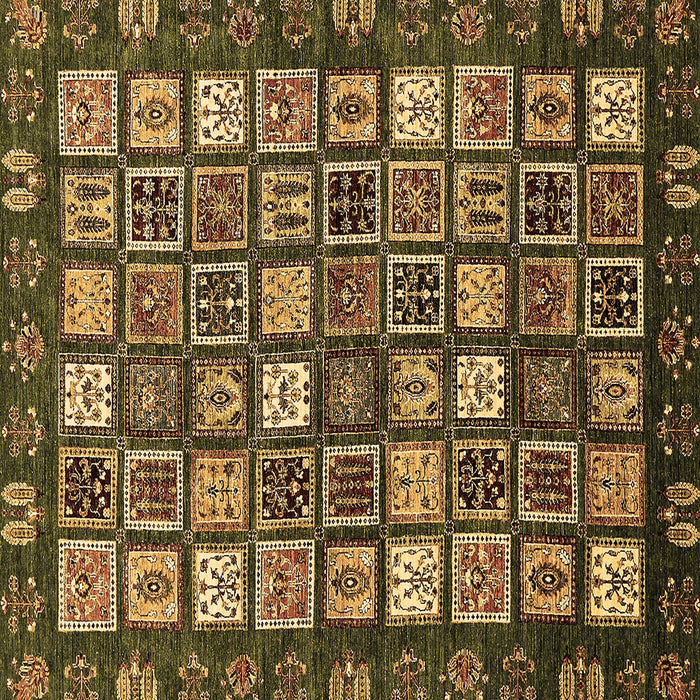 Square Abstract Brown Modern Rug, abs528brn