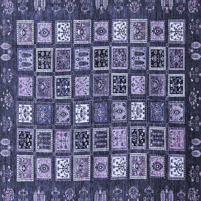 Square Machine Washable Abstract Blue Modern Rug, wshabs528blu