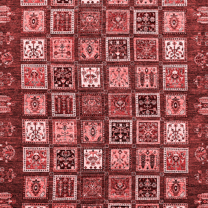 Abstract Red Modern Area Rugs