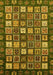 Abstract Yellow Modern Rug, abs528yw