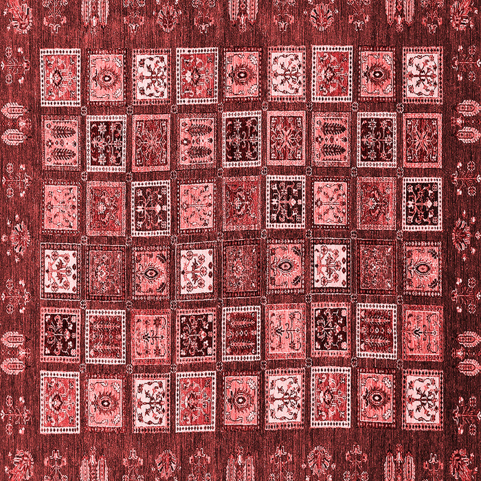 Machine Washable Abstract Red Modern Rug, wshabs528red