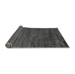 Sideview of Abstract Gray Modern Rug, abs5290gry