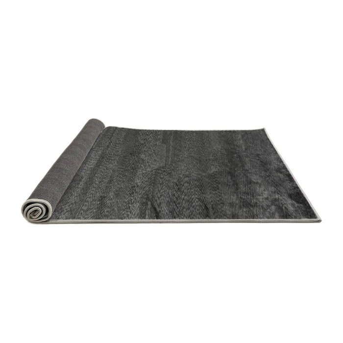 Sideview of Abstract Gray Modern Rug, abs5290gry
