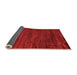 Sideview of Abstract Orange Modern Rug, abs5290org